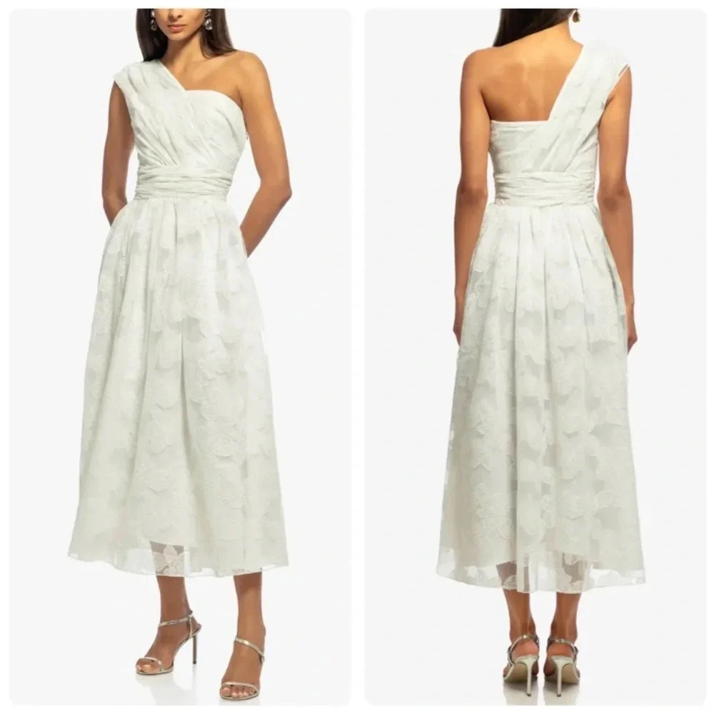 Shoshanna Midnight Marinique Dress in White Size 2 NWT New